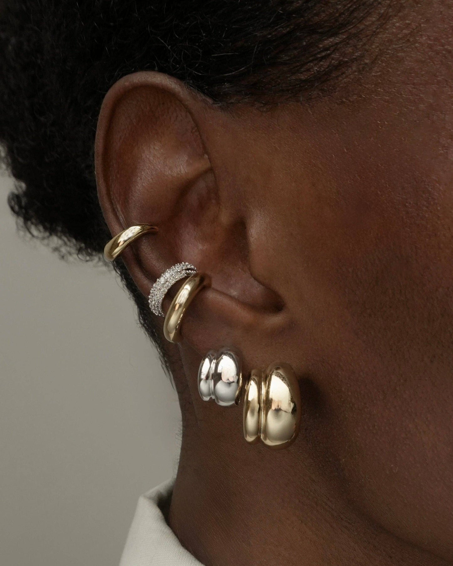Petite Sofie Hoops - Silver