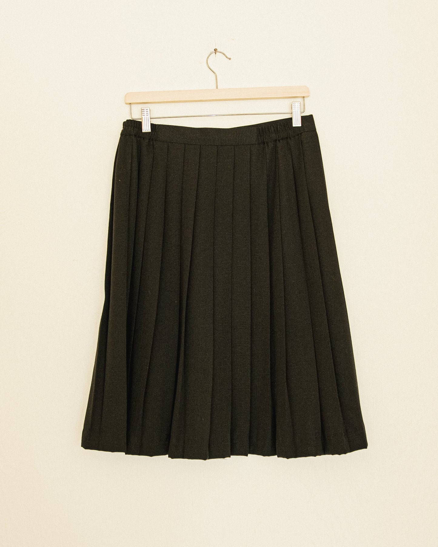 Black Pleat Skirt