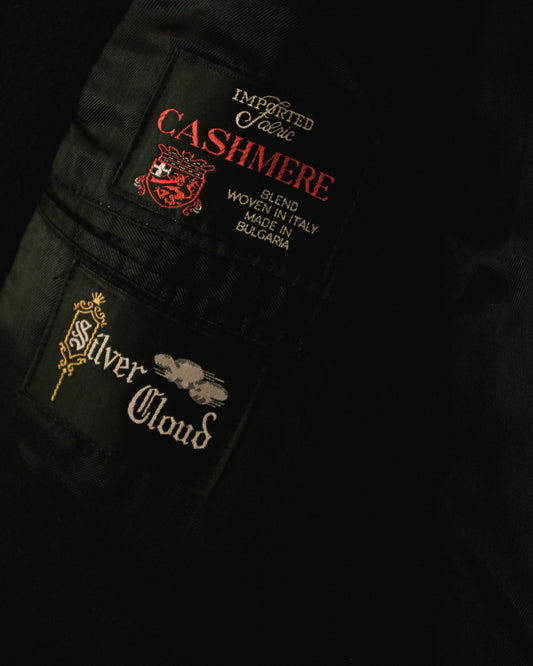 Noir Cashmere Overcoat