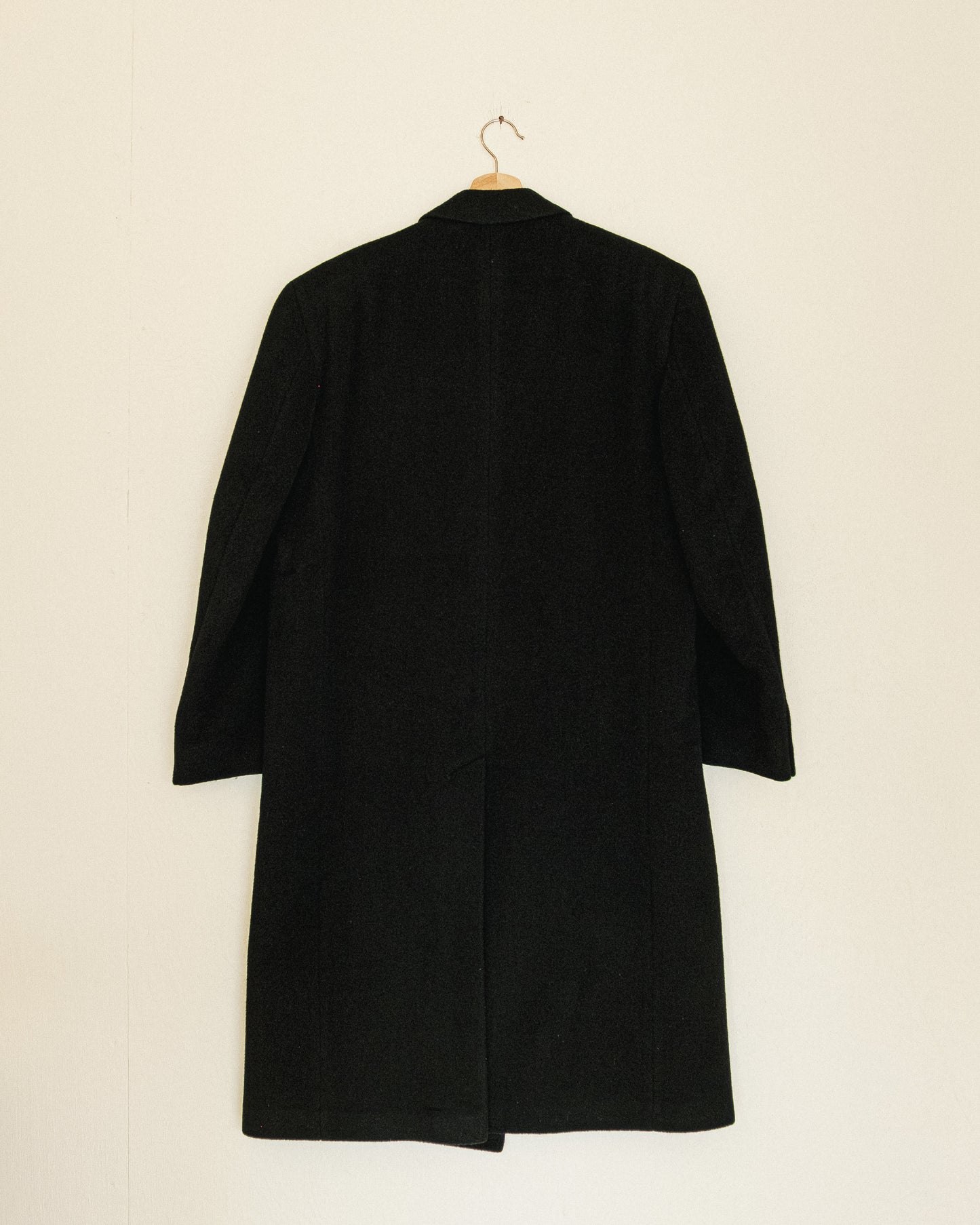 Noir Cashmere Overcoat