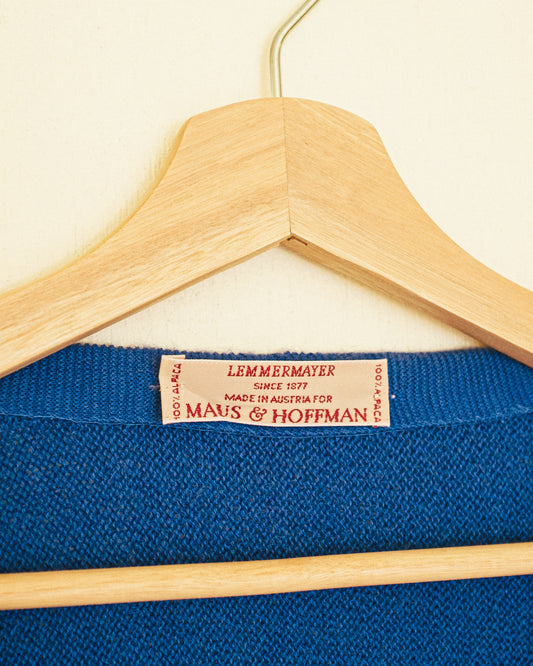 Cerulean Alpaca Cardigan