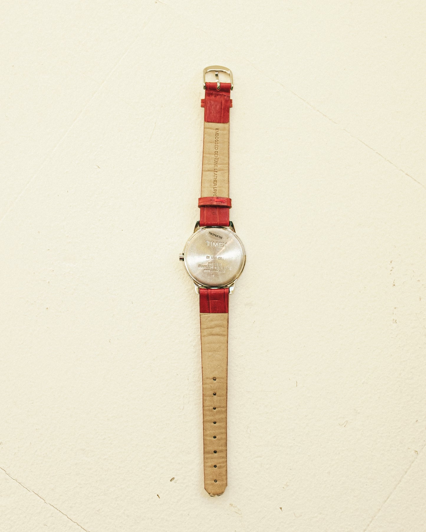 Timex Cherry Croc Watch