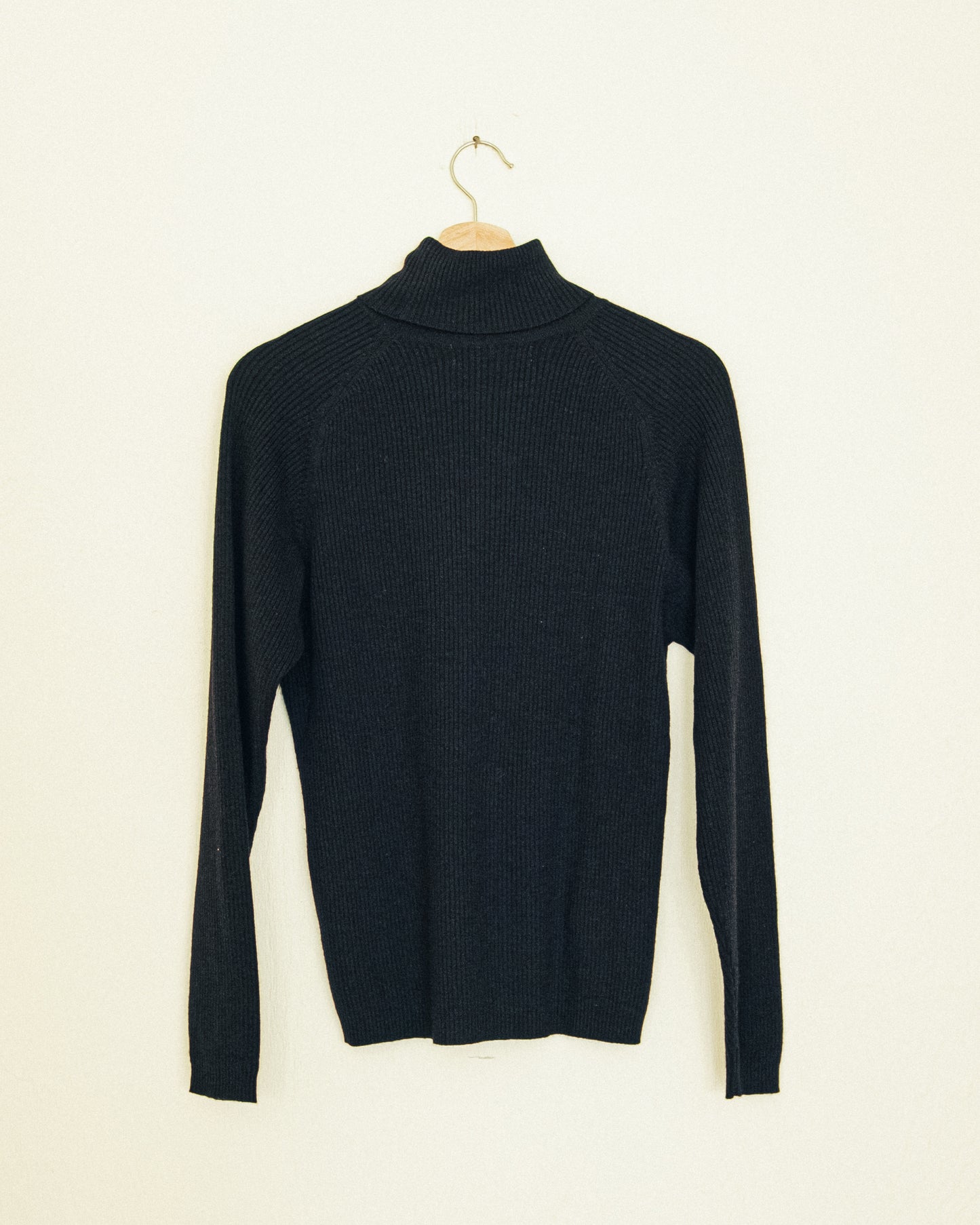 Classic Turtleneck Sweater - Navy