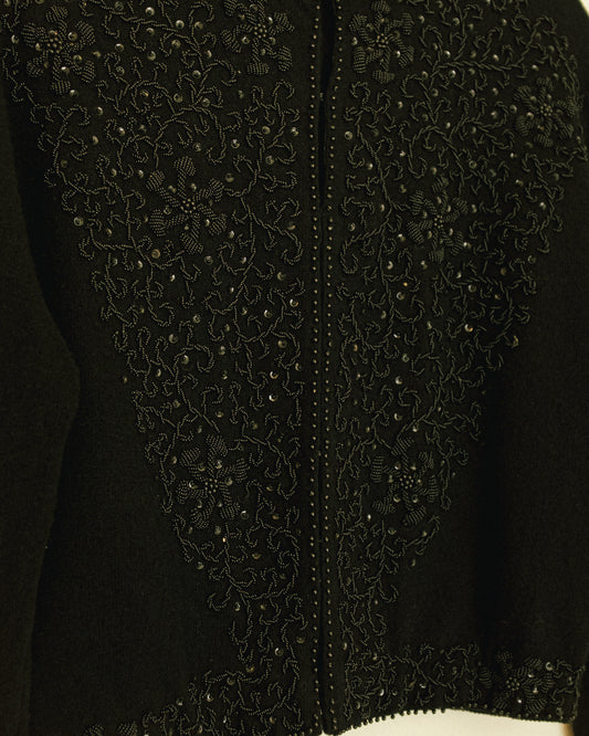 Angora Beaded Cardigan
