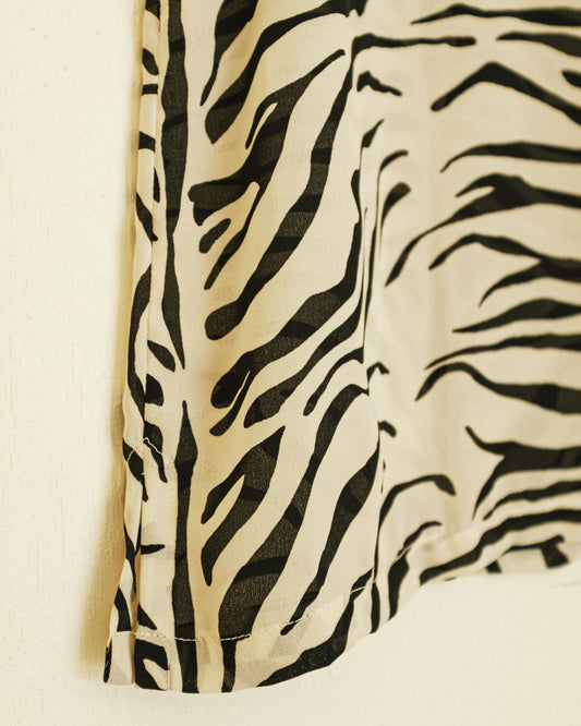 Translucent Zebra Blouse