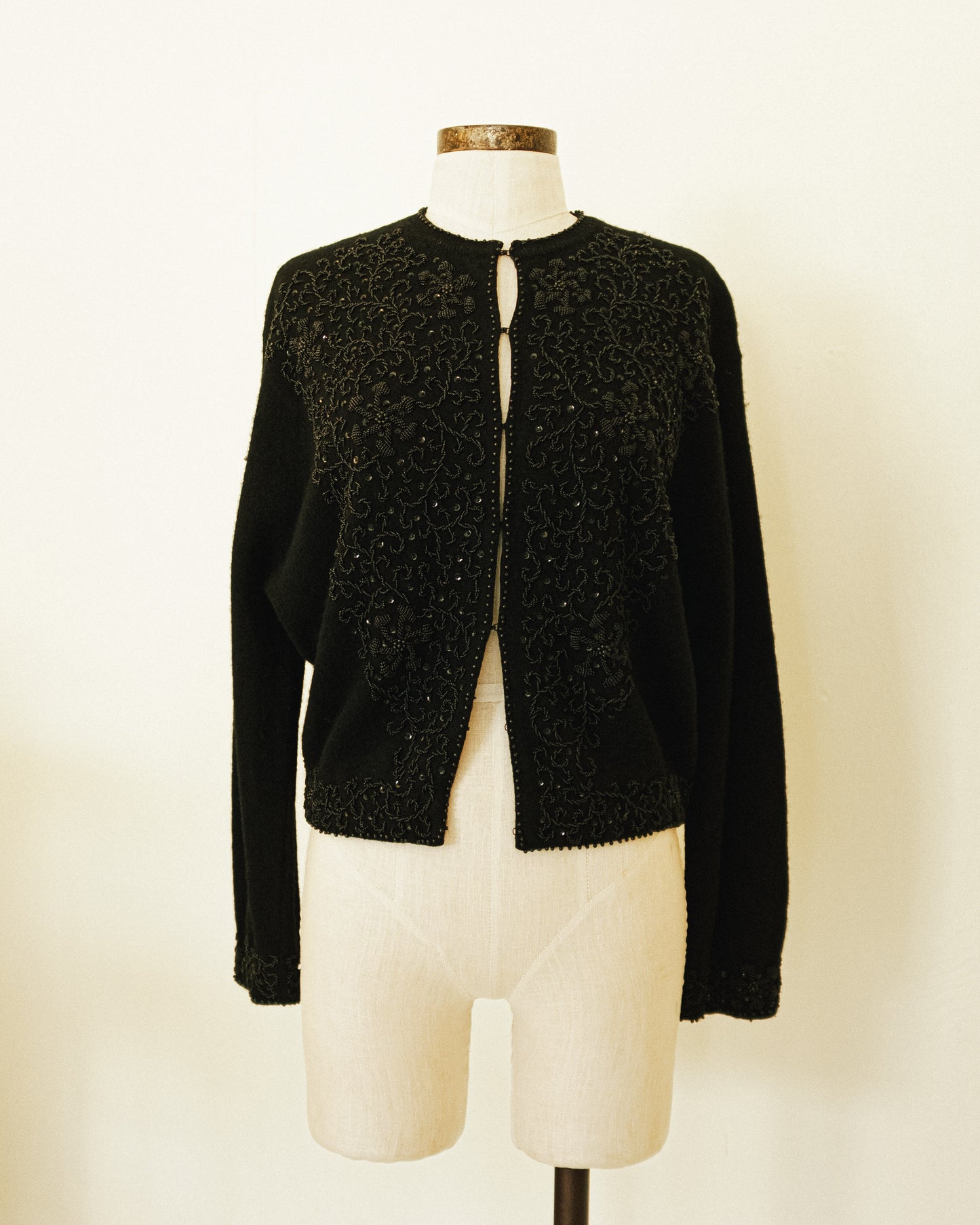 Angora Beaded Cardigan