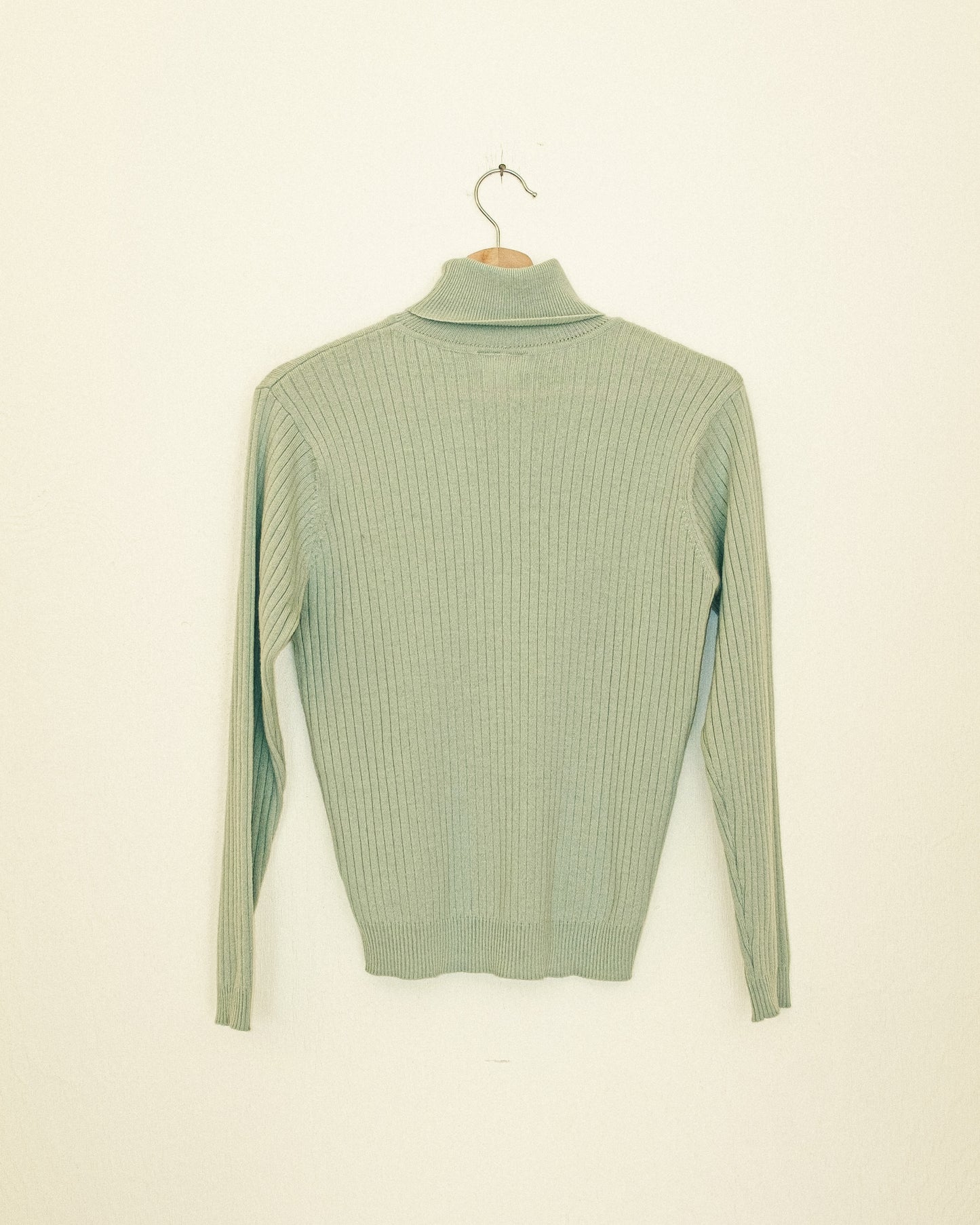 Seafoam Thin Wool Sweater