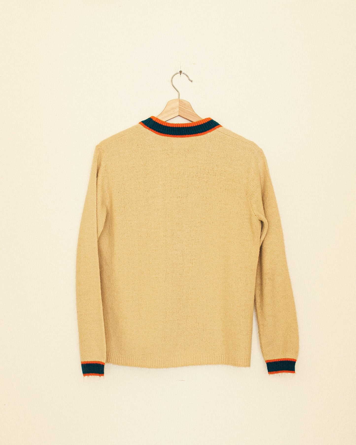 70's Striped Cardigan