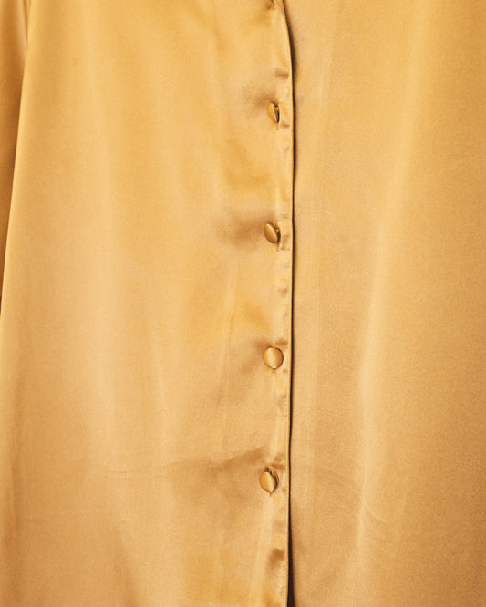 Bronze Satin Blouse