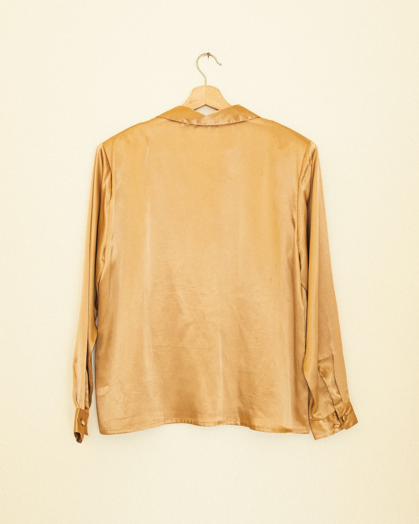 Bronze Satin Blouse