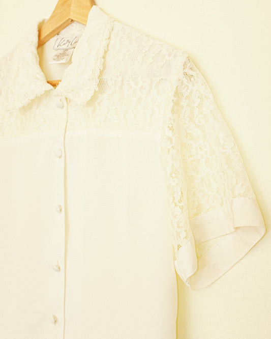 Lace Sleeve Shirt