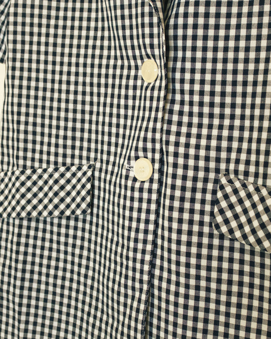 Gingham Casual Blazer