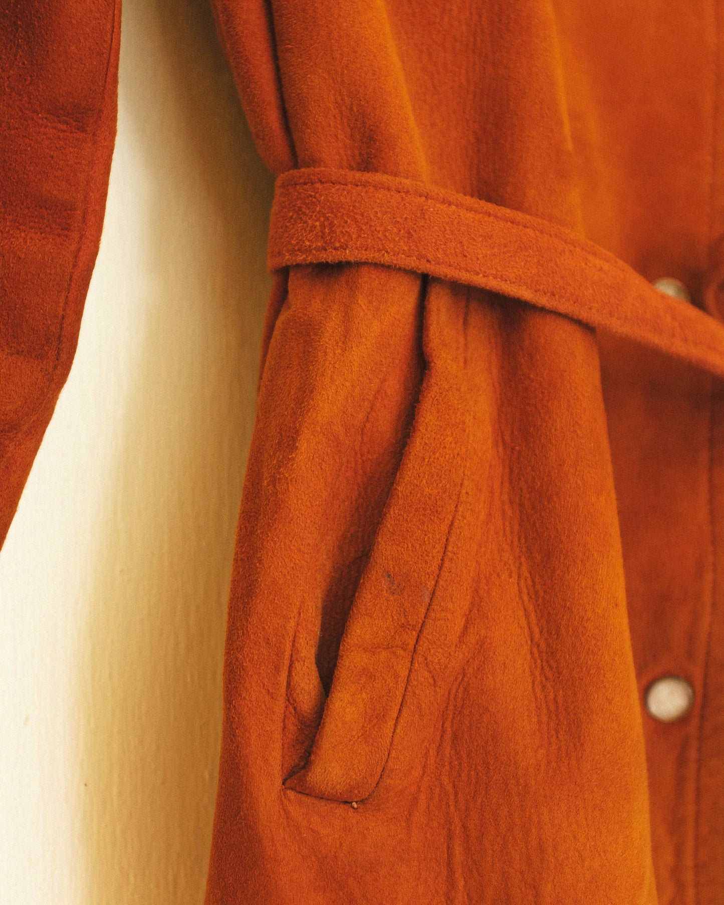Terracotta Suede Jacket
