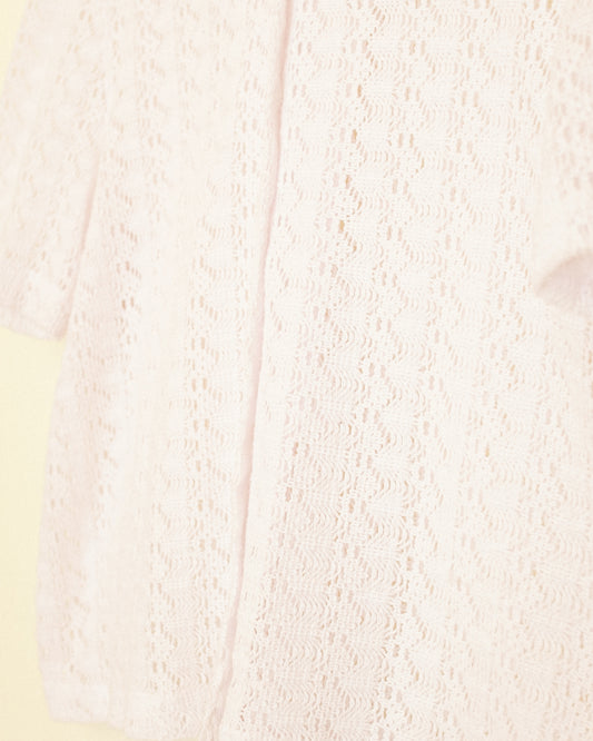 White Crochet Top