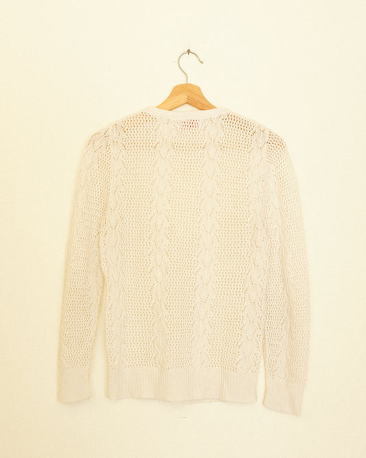 Pointelle Knit Sweater