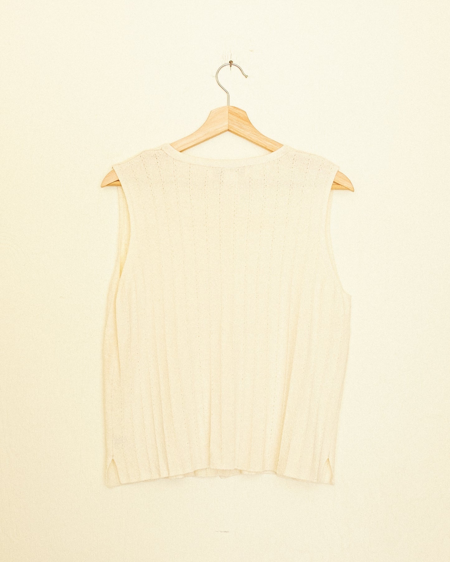Ivory Button Tank
