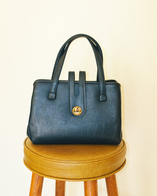 60's Navy Satchel