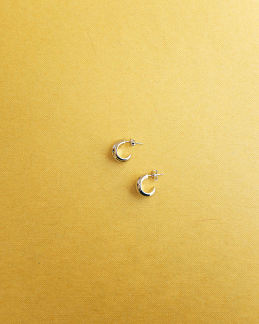 Petite Sofie Hoops - Silver