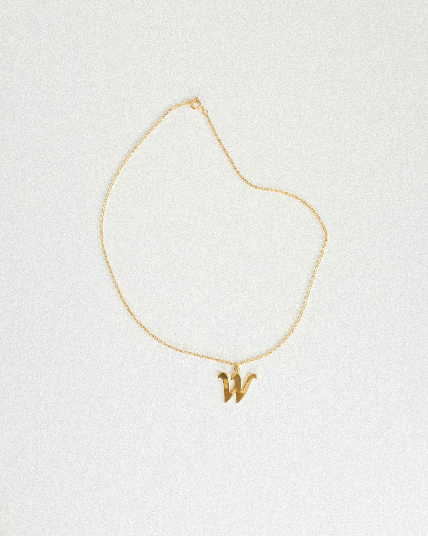 Vintage Letter Necklace