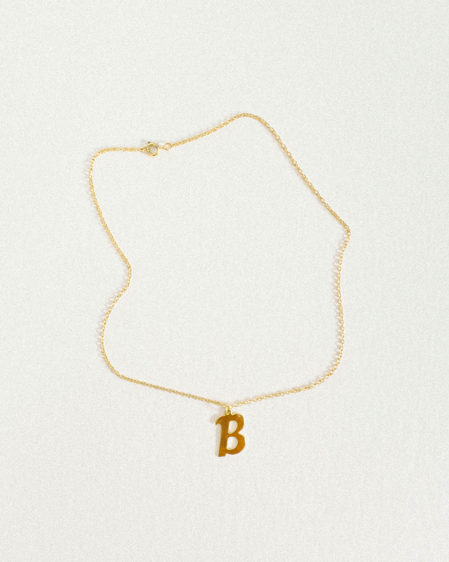 Vintage Letter Necklace