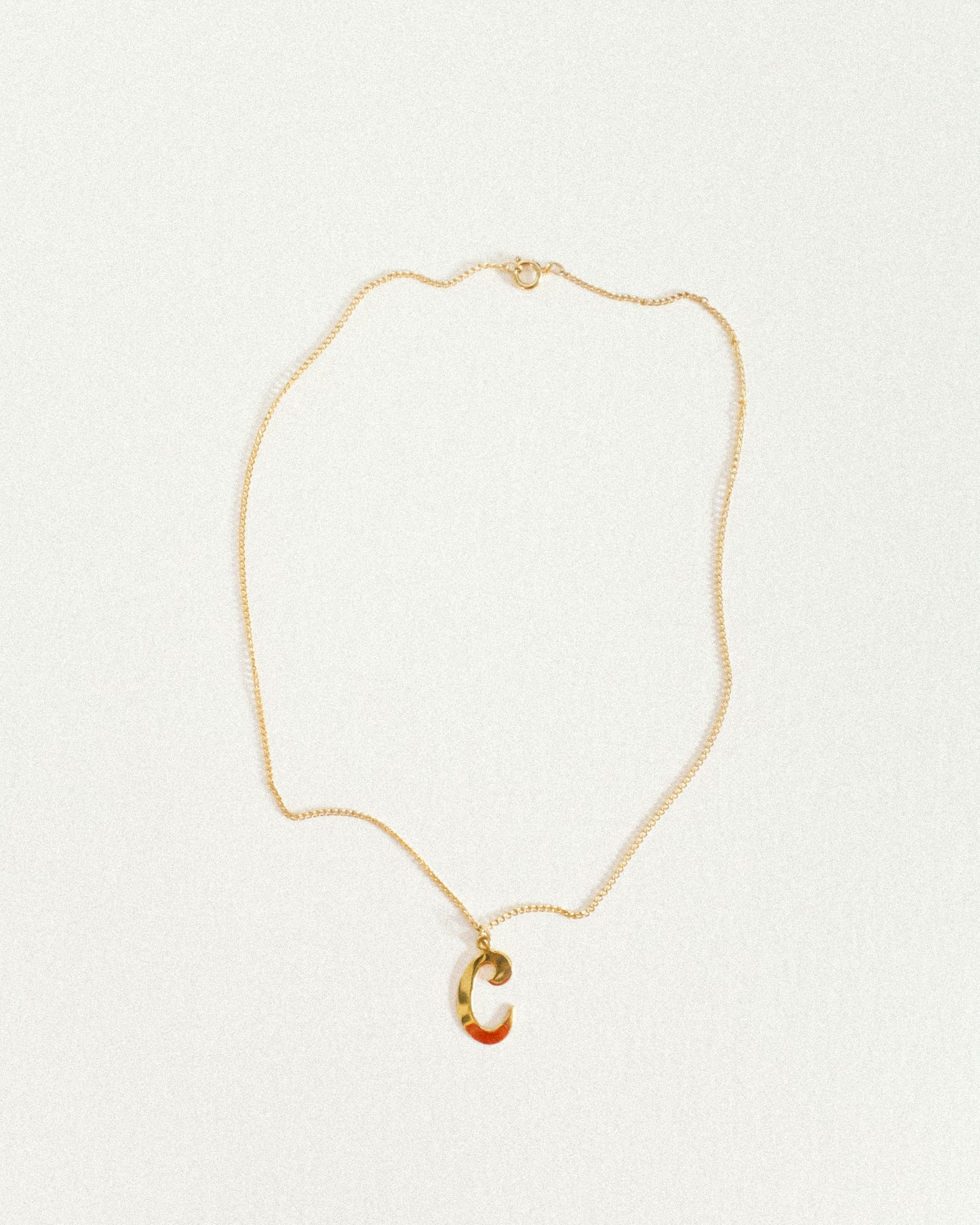Vintage Letter Necklace
