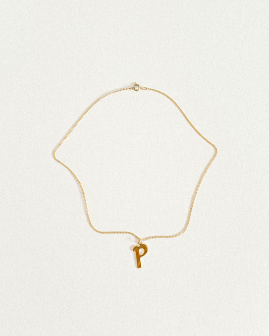 Vintage Letter Necklace