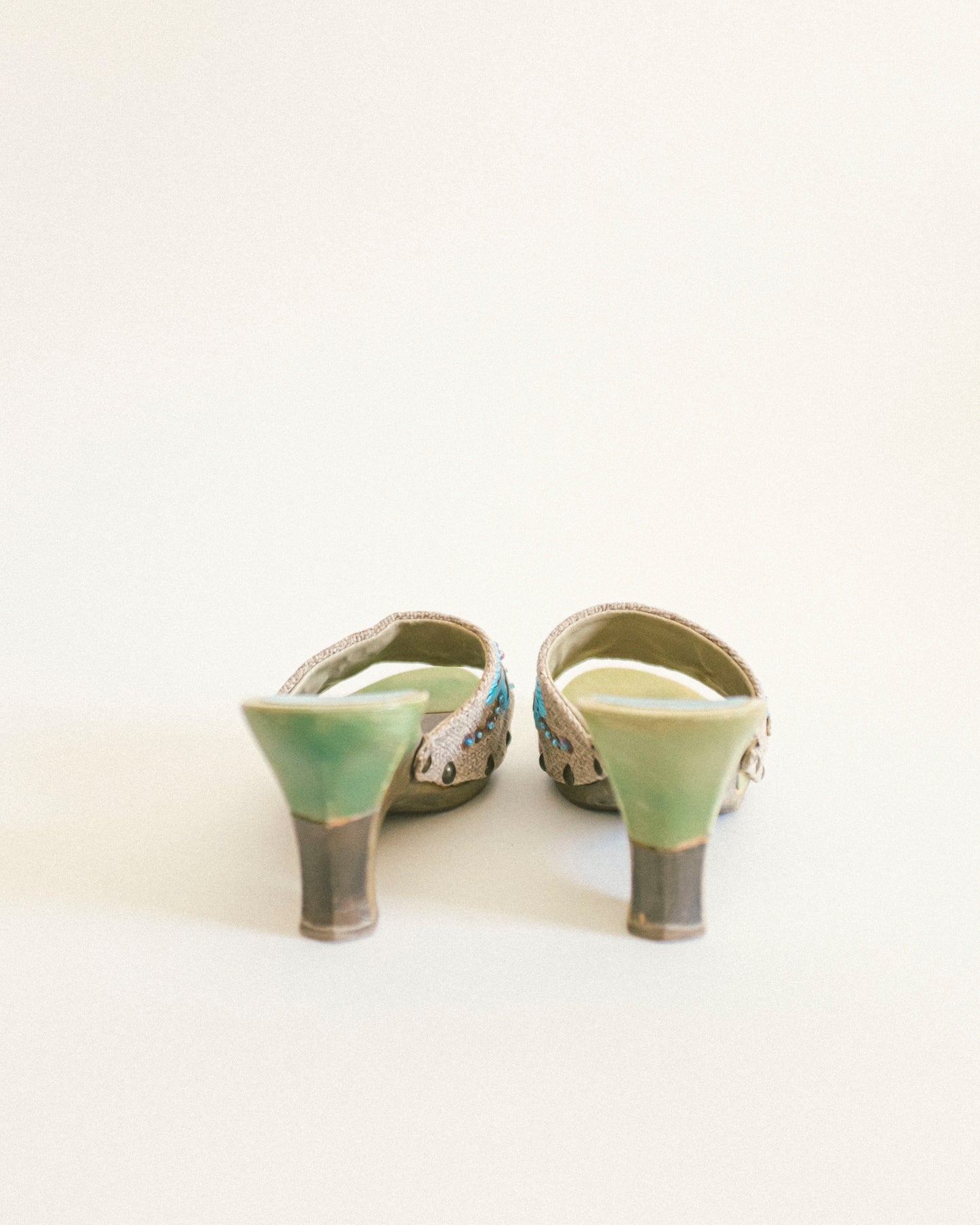 Seashell Wedge Heels 7