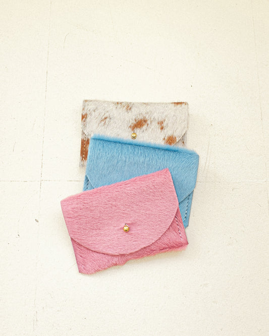 Speckled Calf Hair Wallet