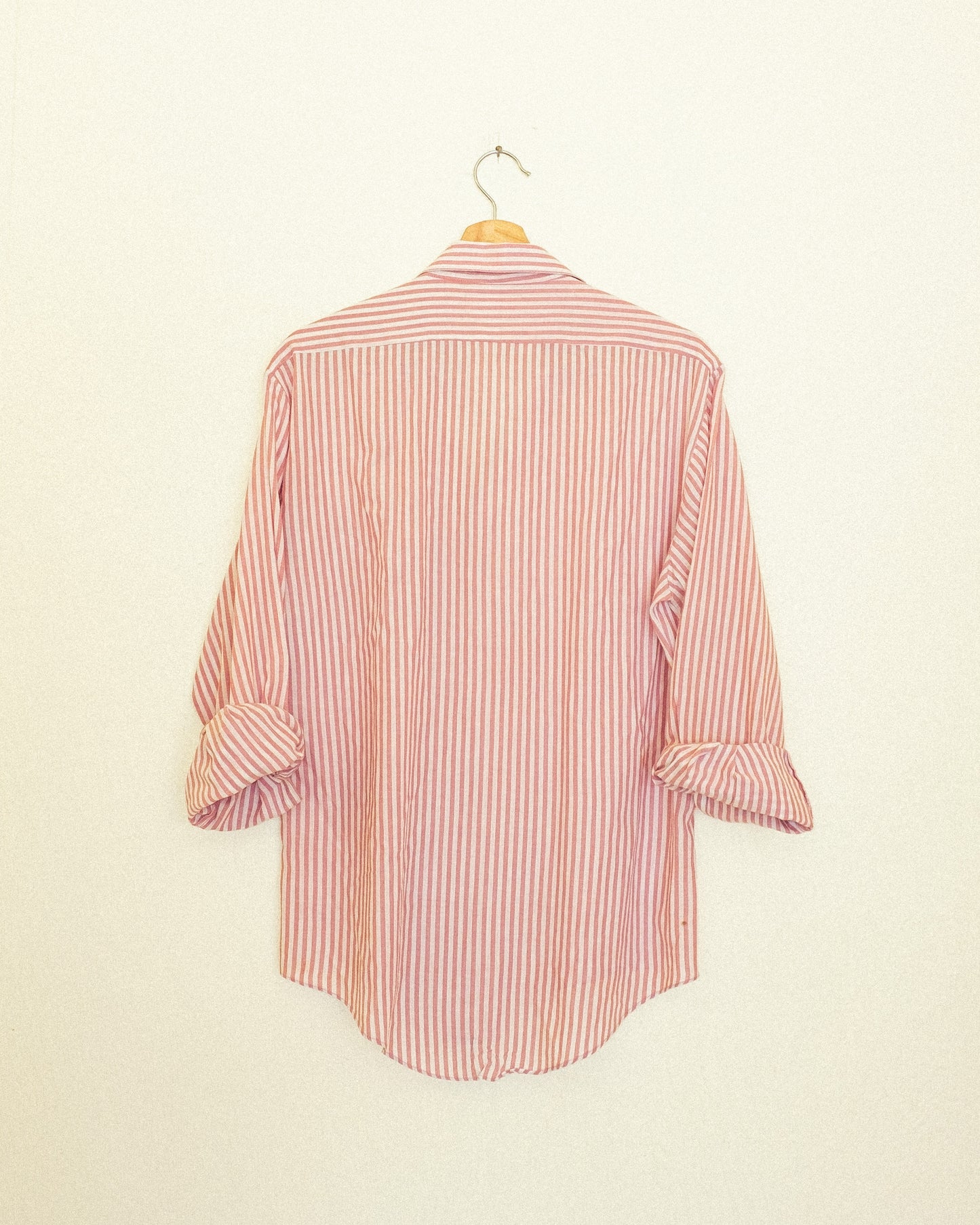 Boyfriend Button Up - Washed Red
