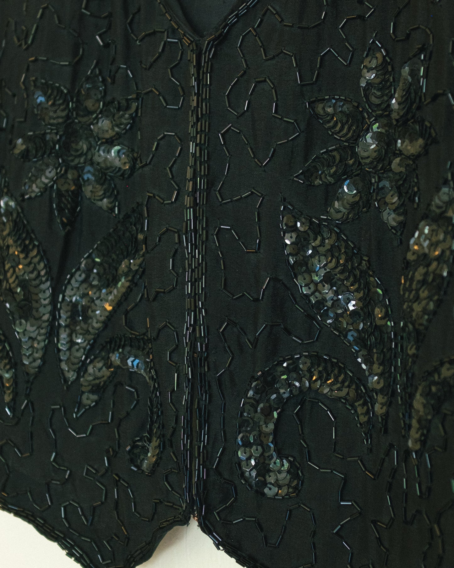 Silk Sequin Vest