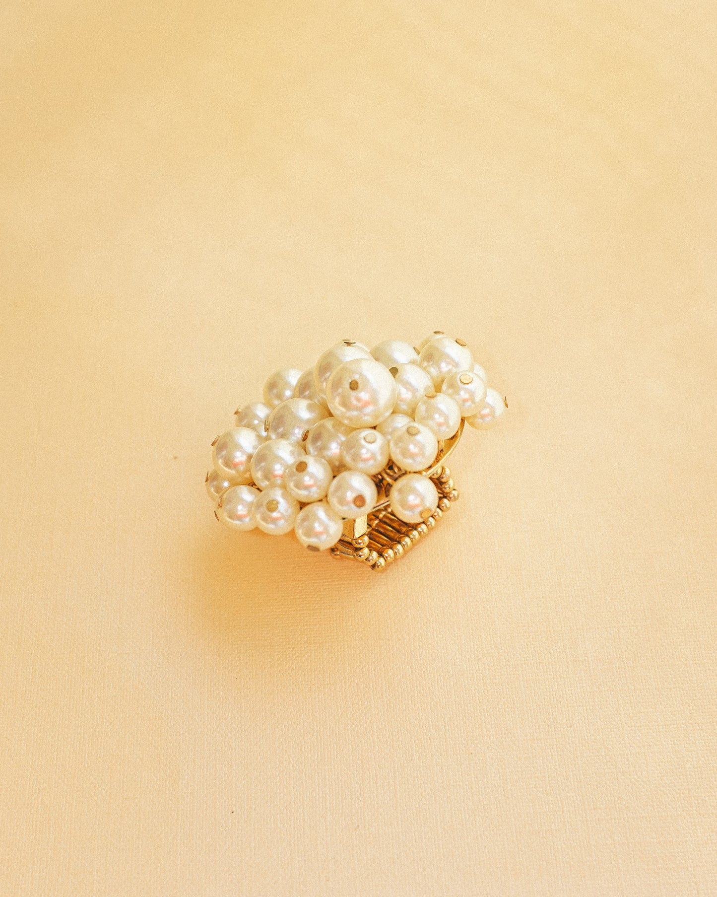 Pearl Cluster Ring