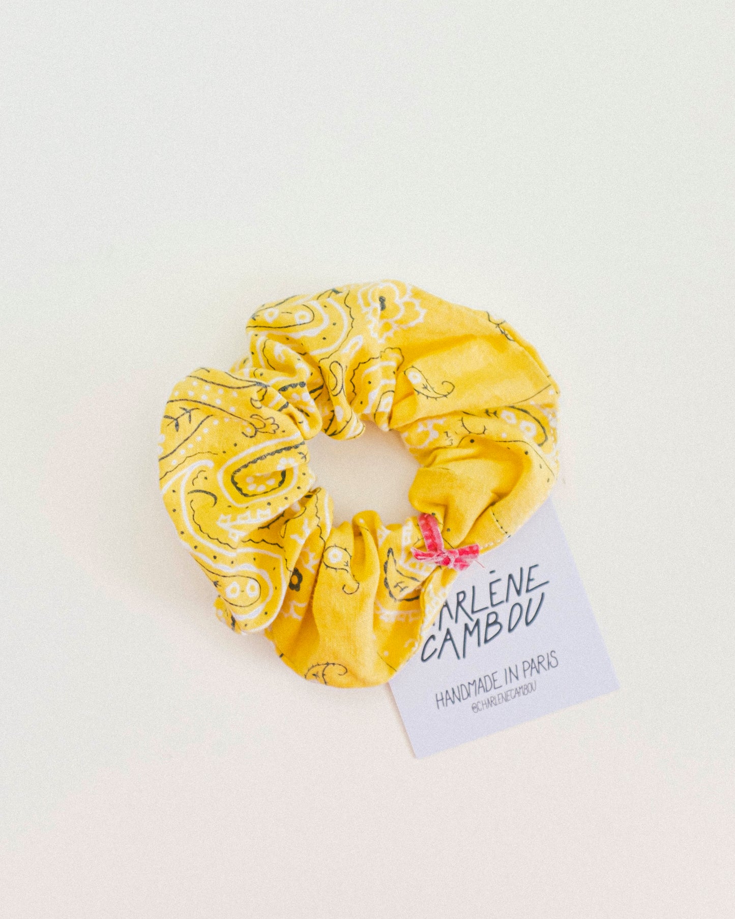 Vintage Bandana Scrunchie