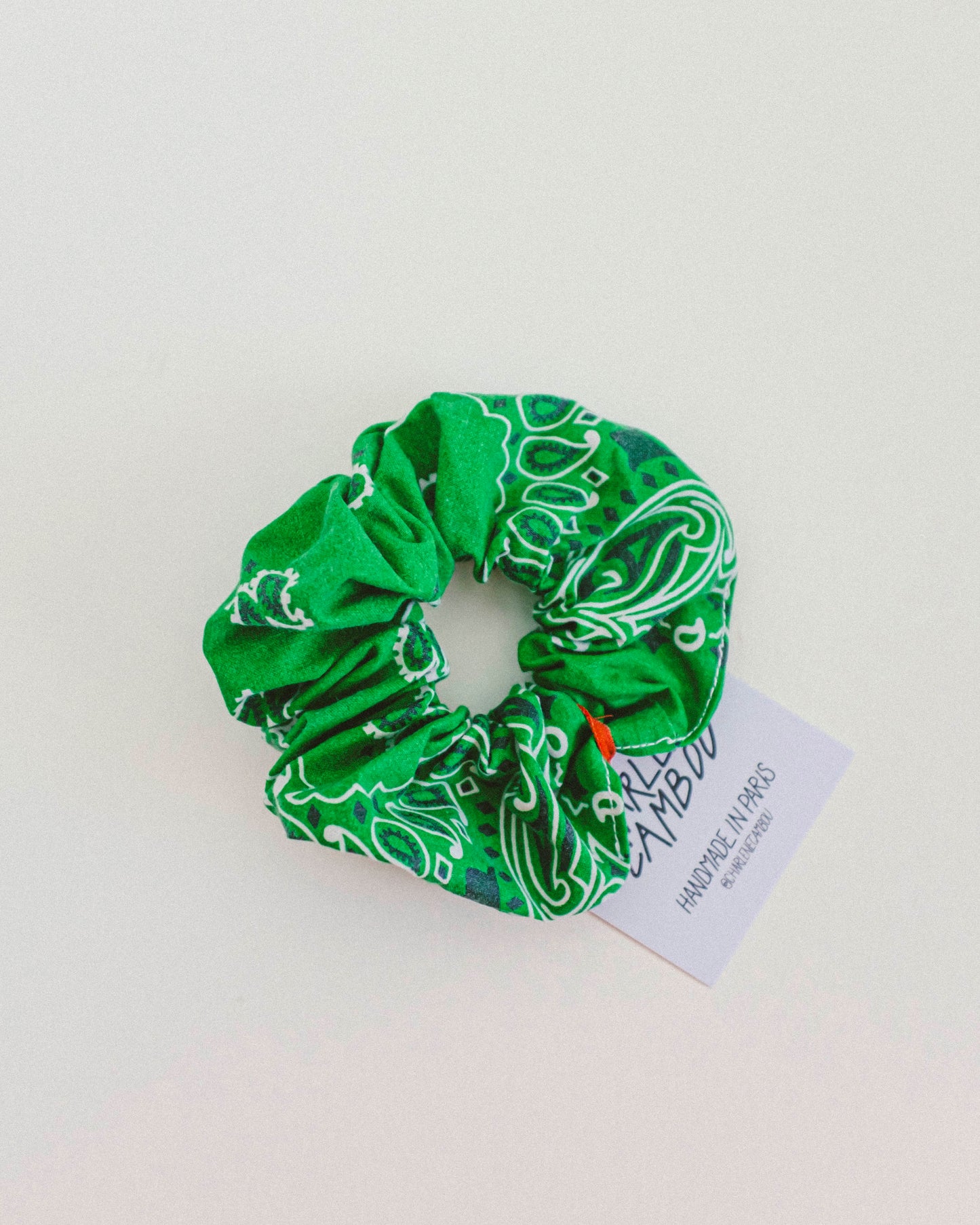 Vintage Bandana Scrunchie