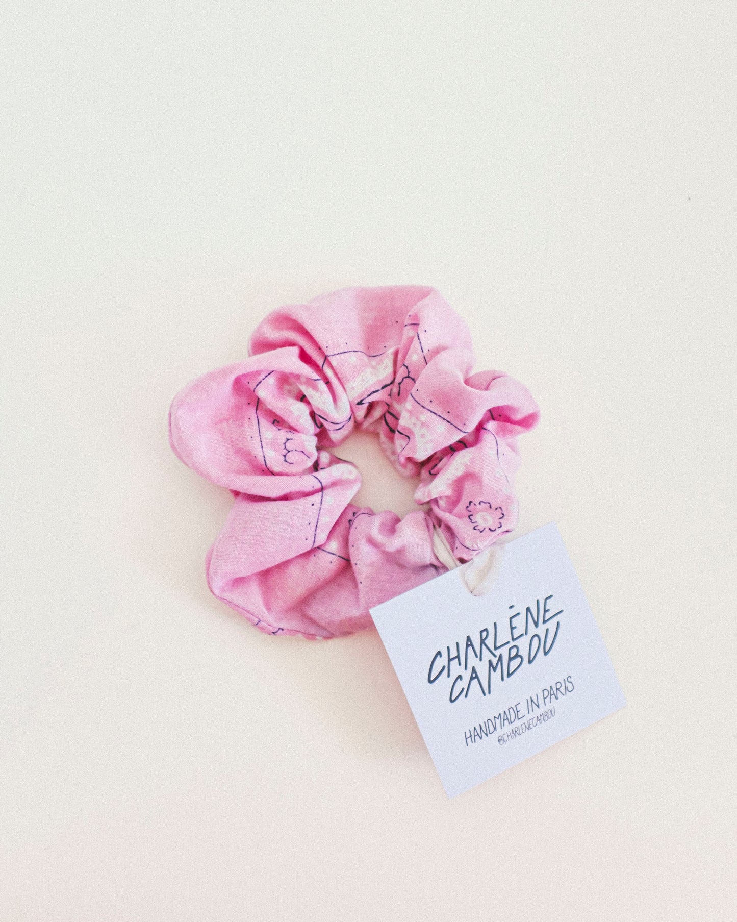 Vintage Bandana Scrunchie