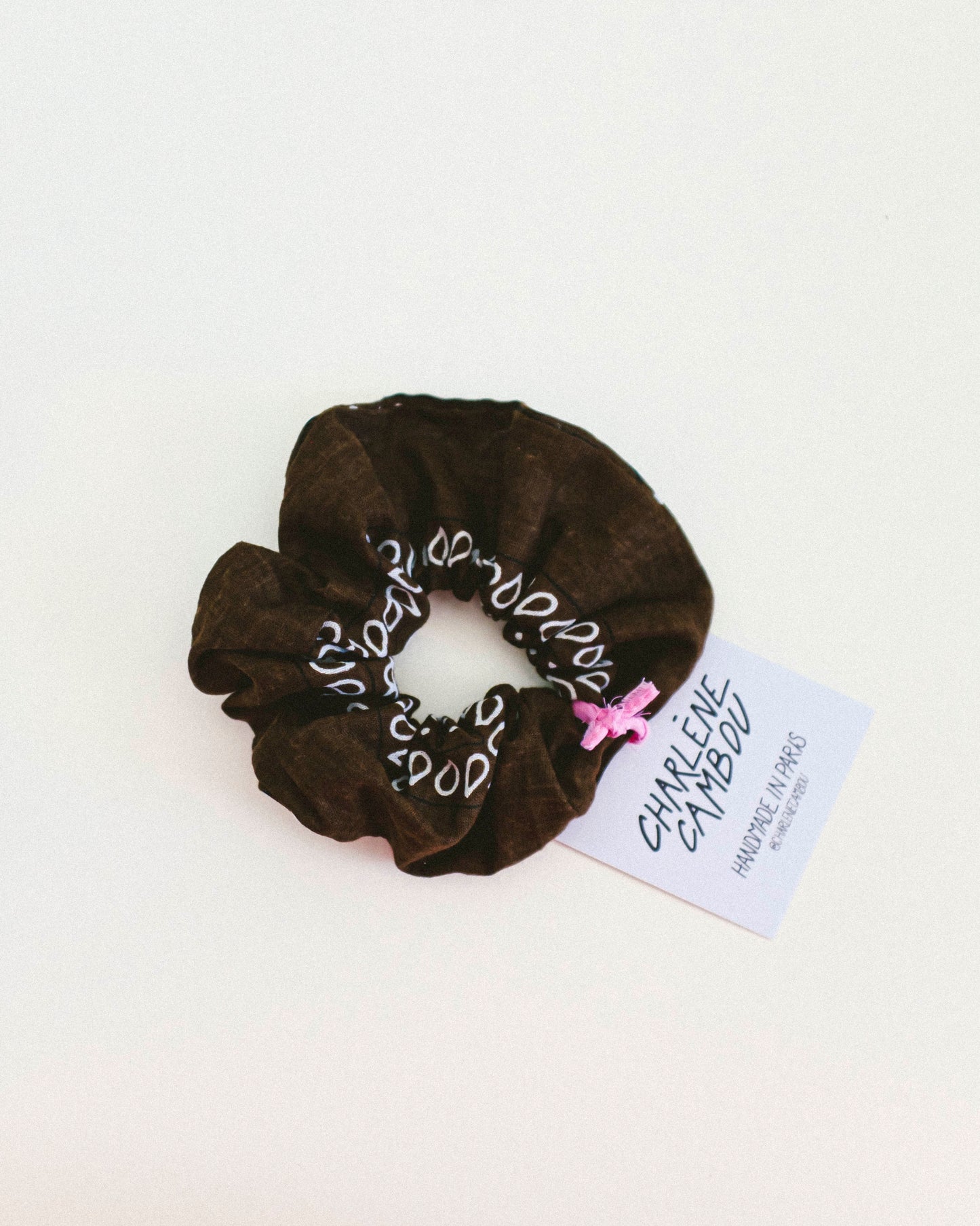 Vintage Bandana Scrunchie