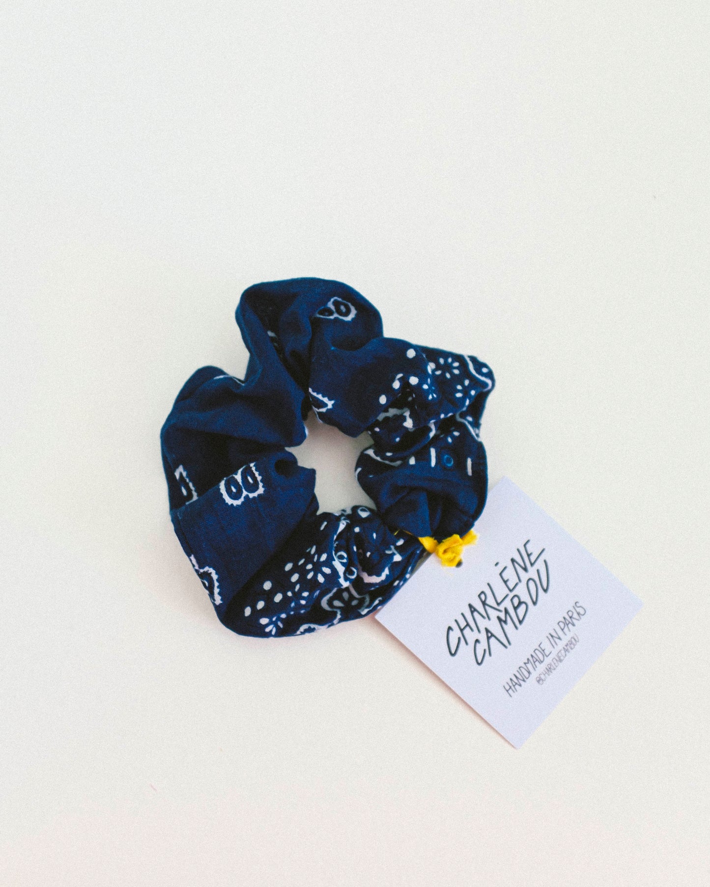 Vintage Bandana Scrunchie