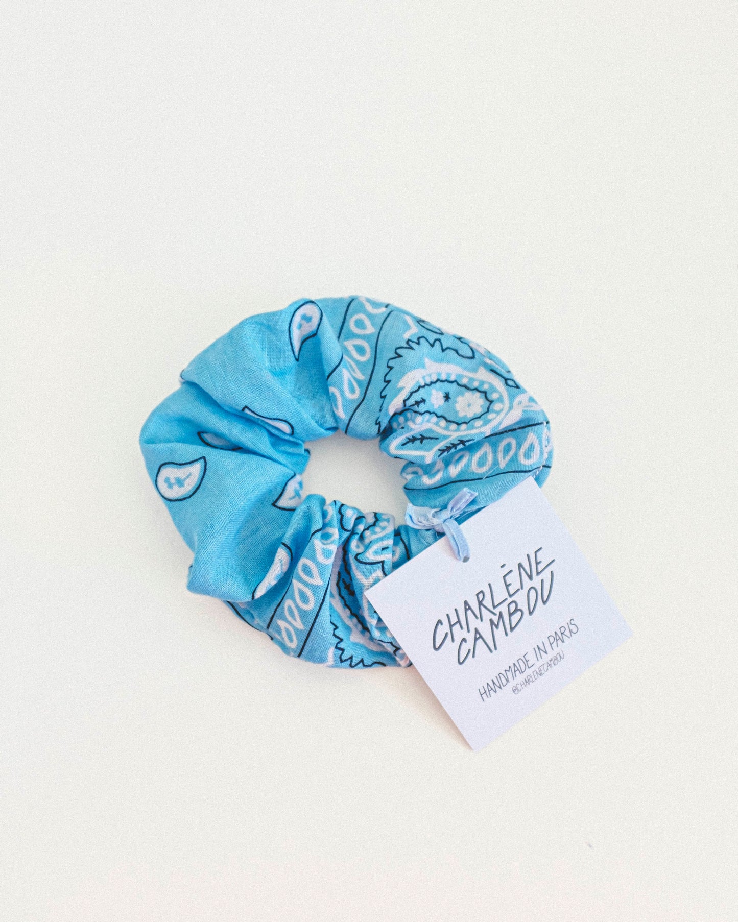 Vintage Bandana Scrunchie
