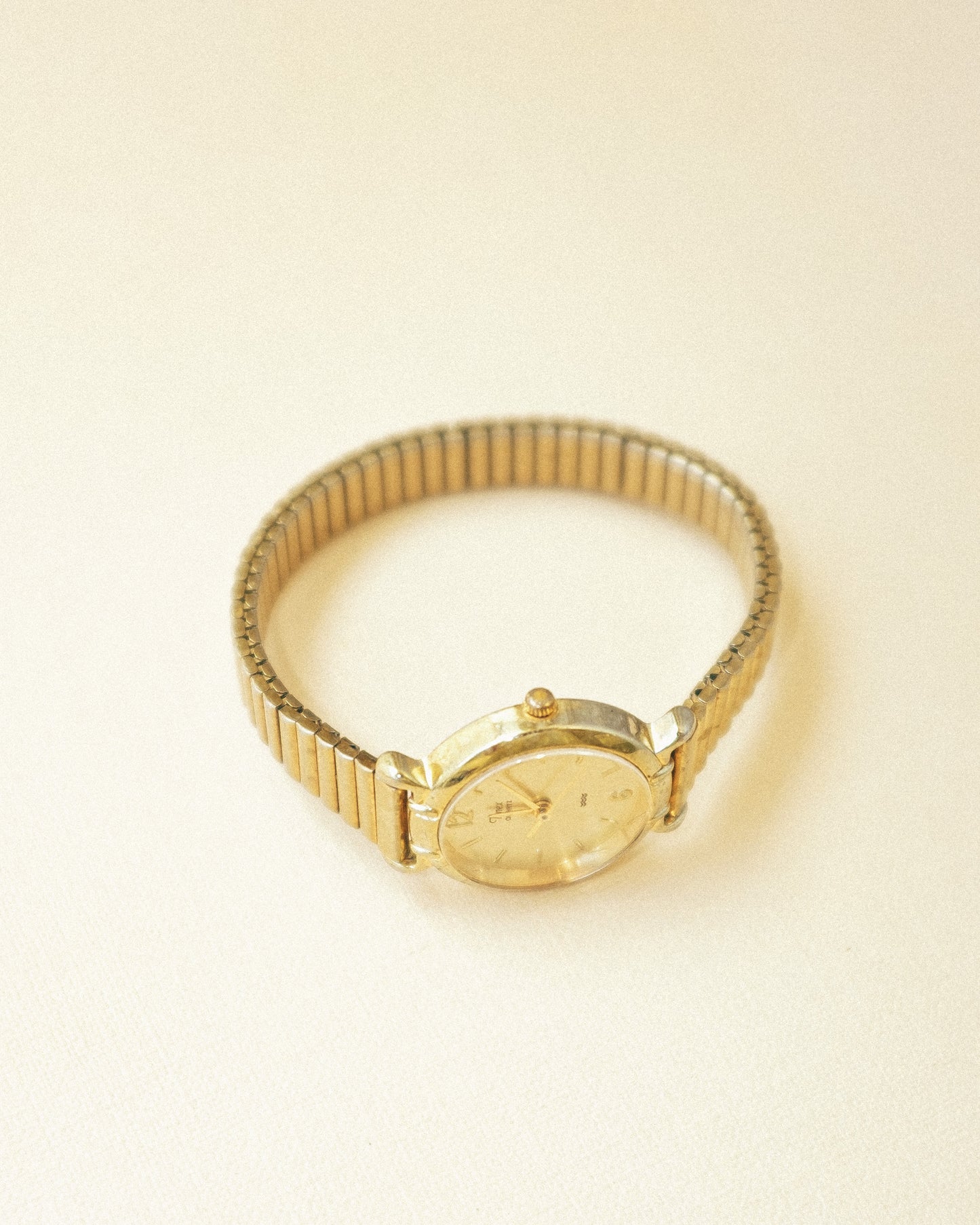 Gold Face Watch