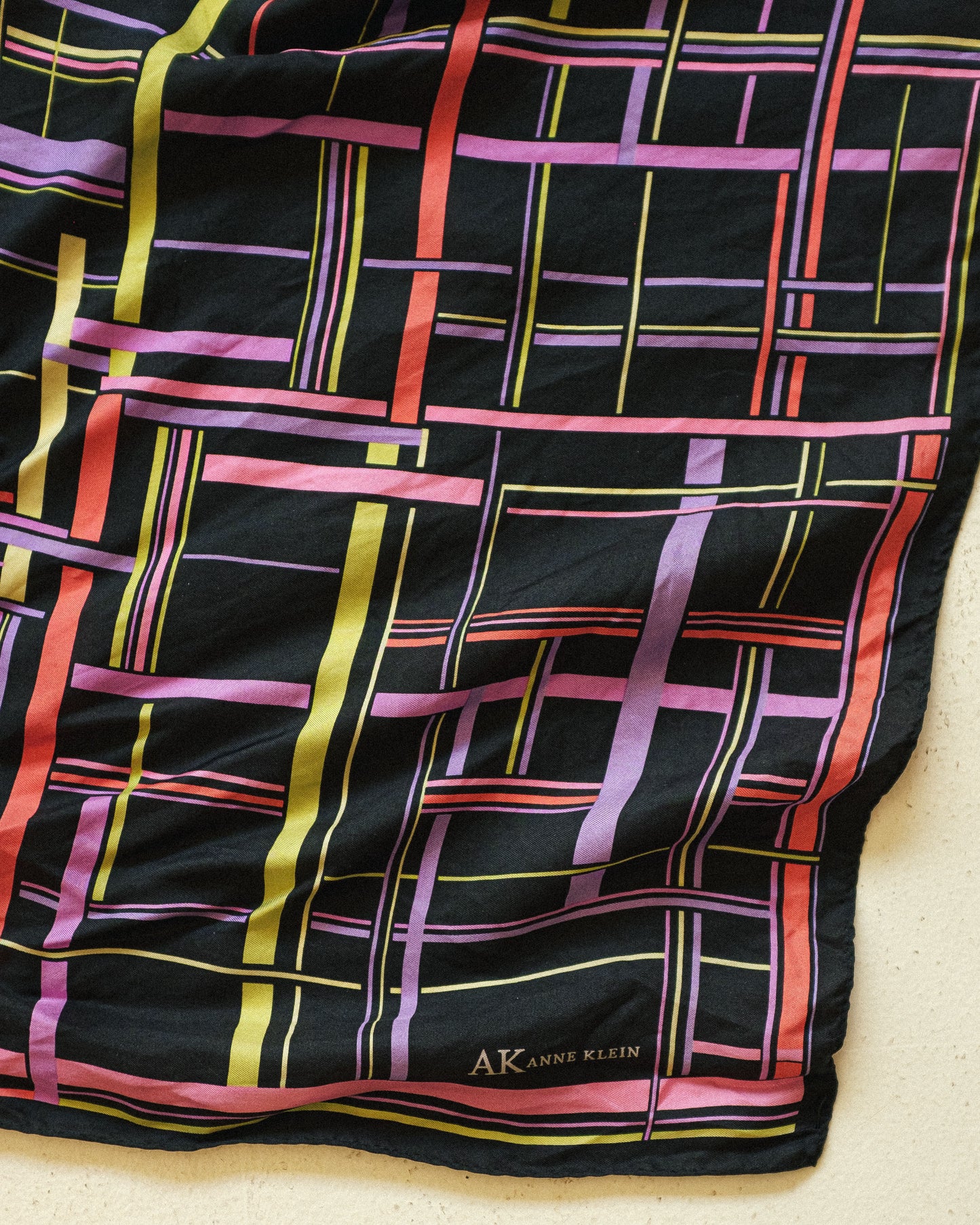 Neon Pastels Silk Scarf