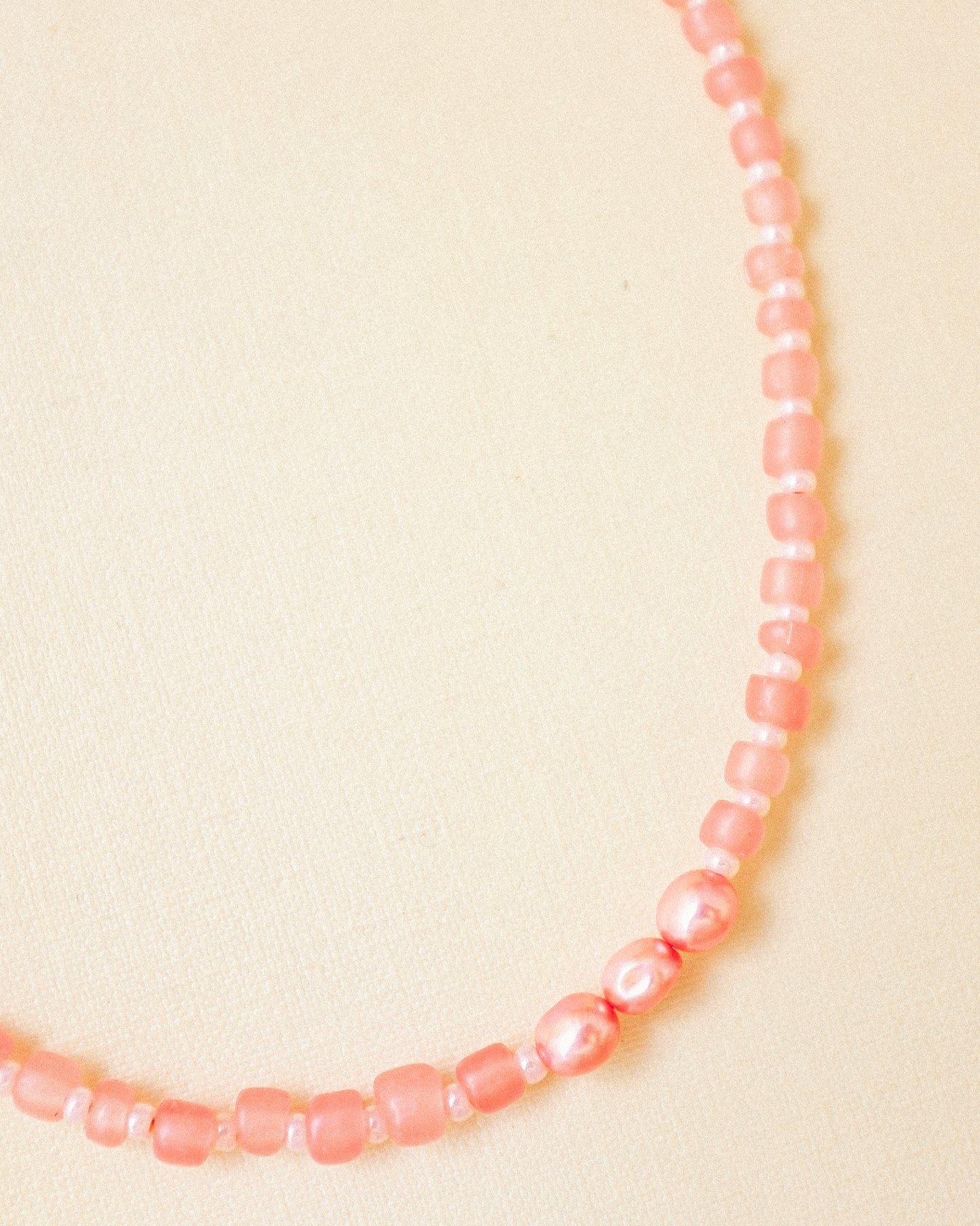 Pink Pearl Necklace