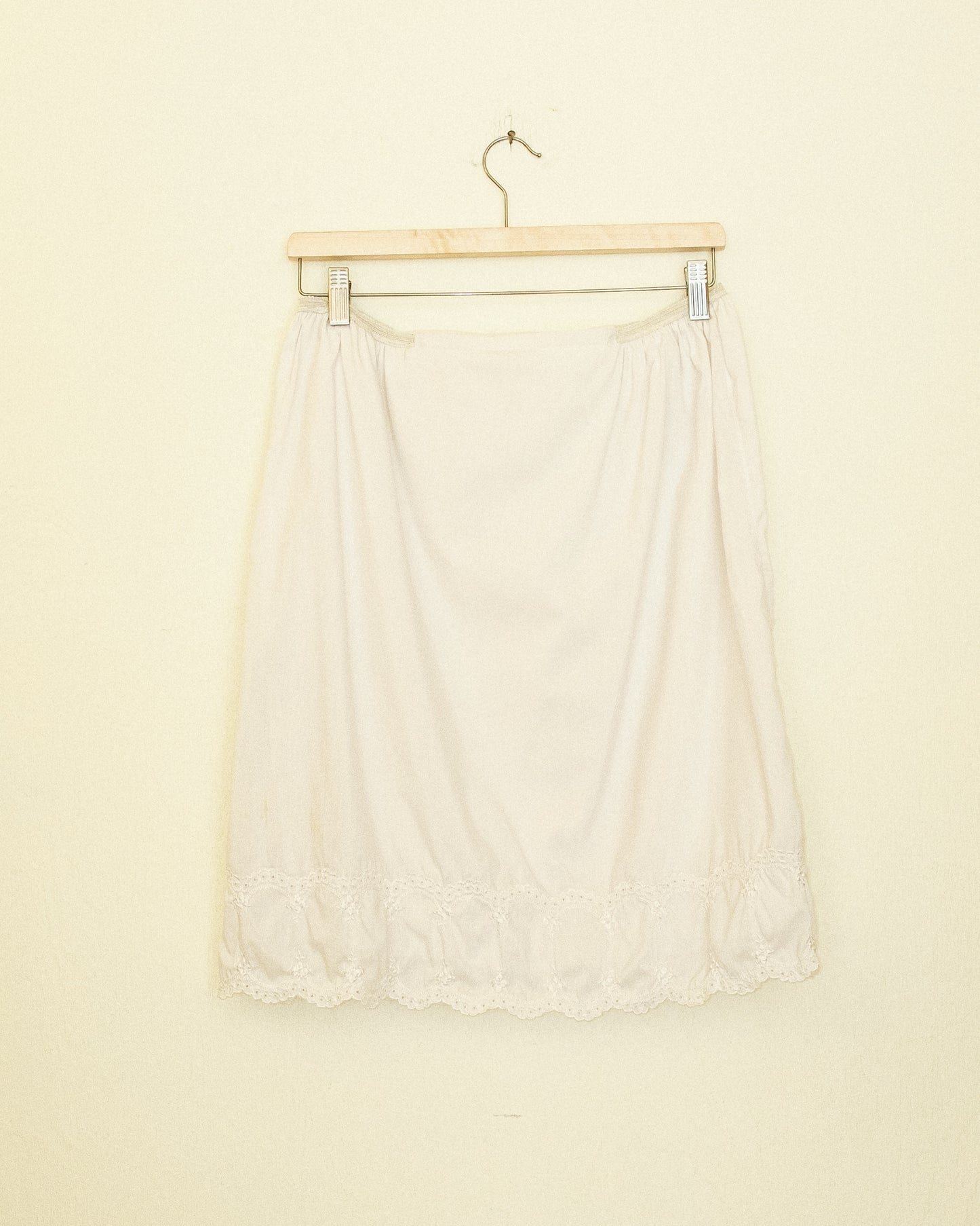 Eyelet Slip Skirt