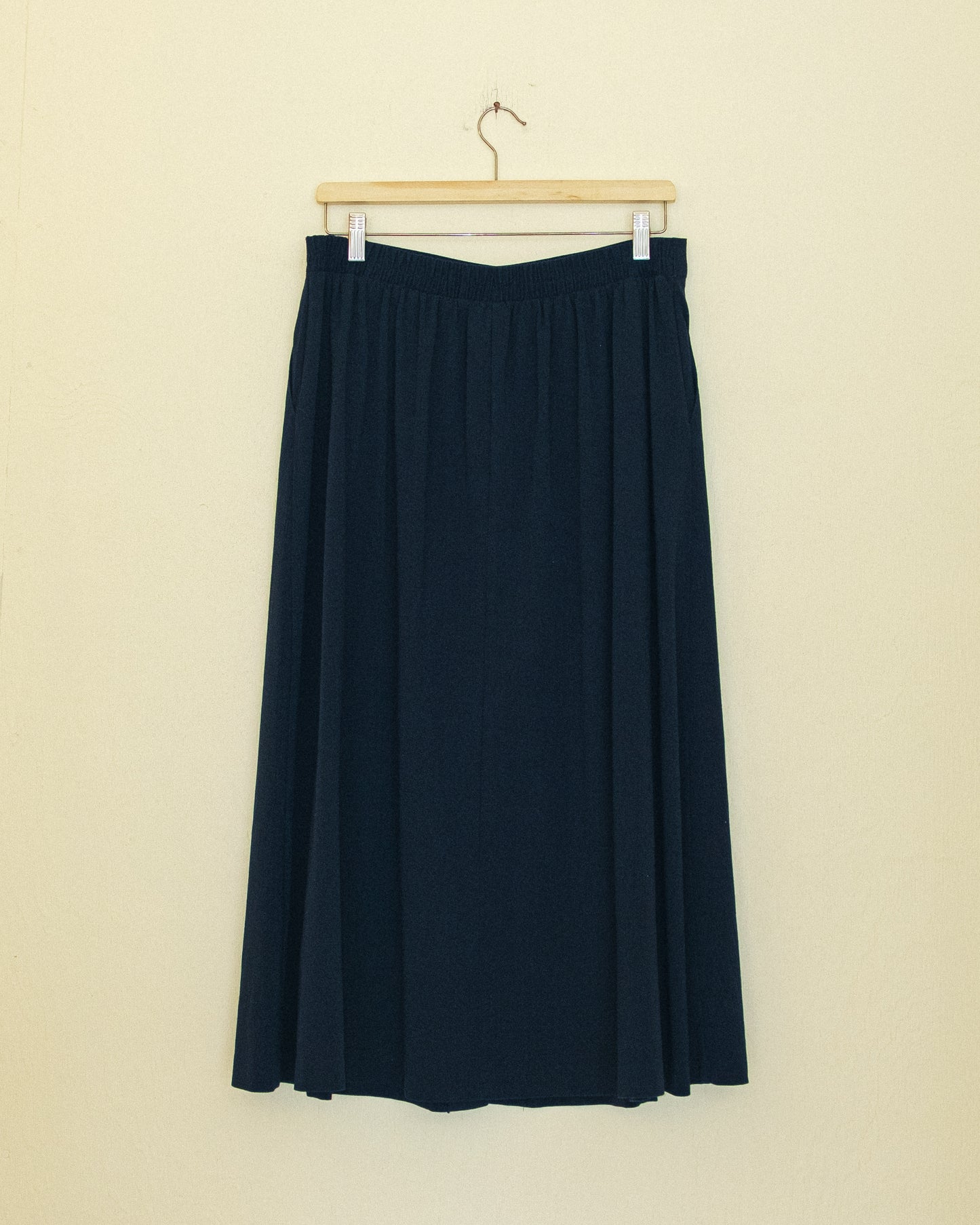Button Midi Skirt