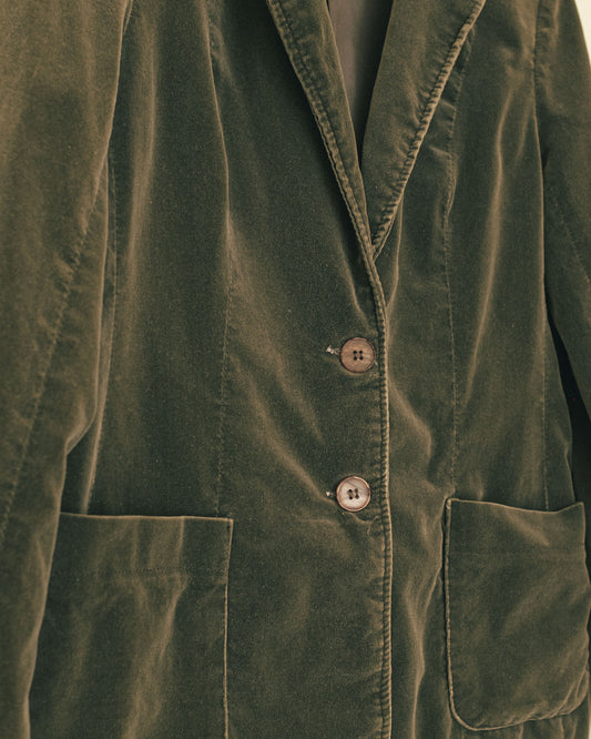Fog Velvet Blazer