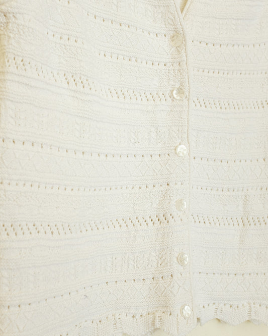White Sweater Vest