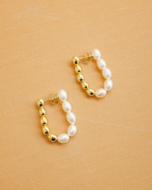 Goddess Pearl Earrings