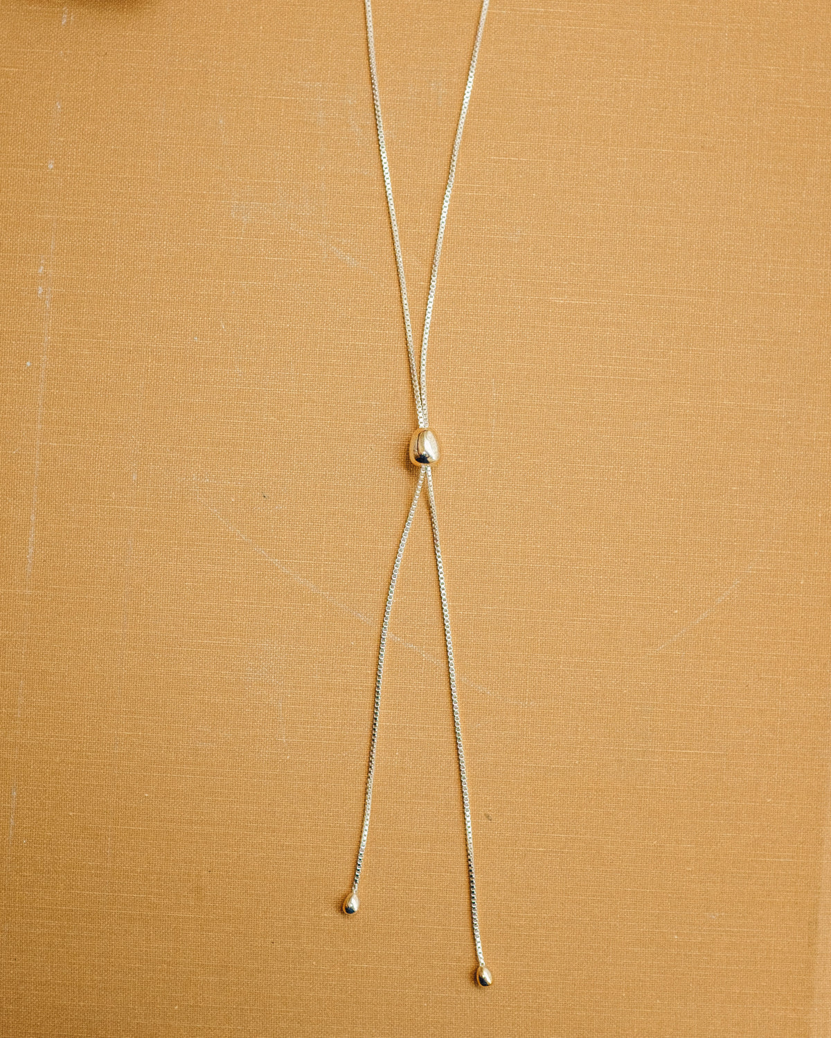 Infinity Bolo Necklace - Silver