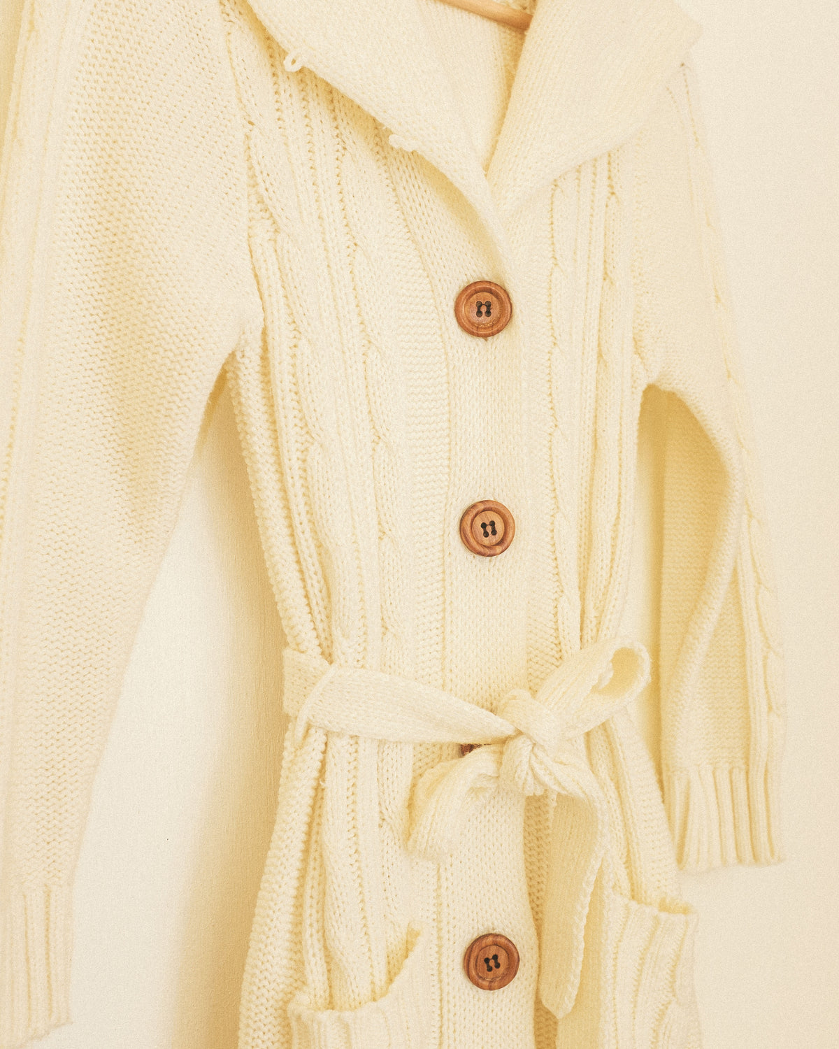 70's Cable Knit Cardigan