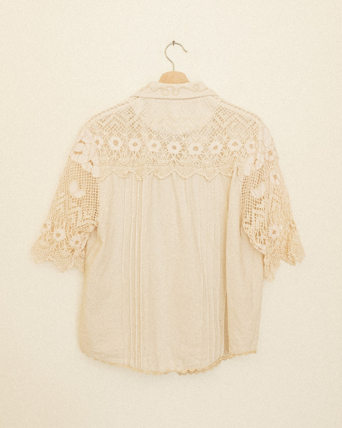 Silk Crochet Blouse