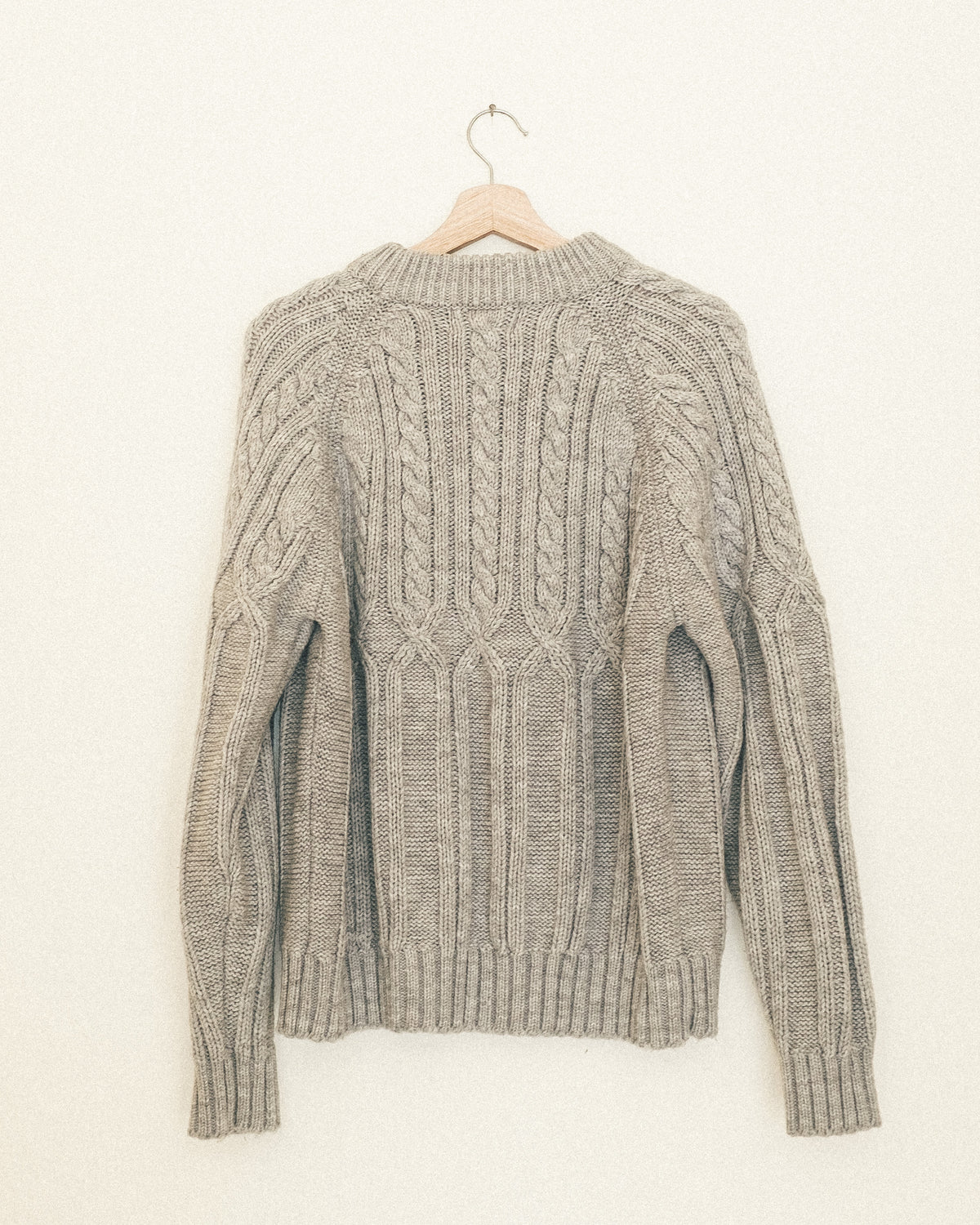 Silver Chunky Sweater
