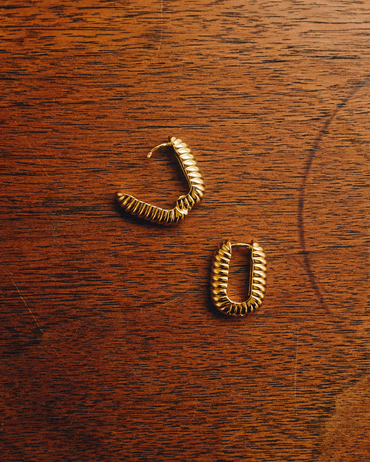 French Rope Hoops: Gold